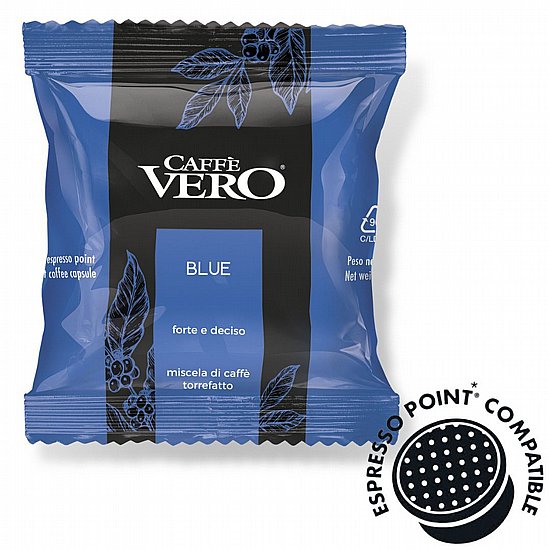קפסולות קפה למכונות Espresso Point מארז 30 יח׳ CAFFE VERO BLUE קפסולות קפה למכונות Espresso Point מארז 30 יח׳ CAFFE VERO BLUE