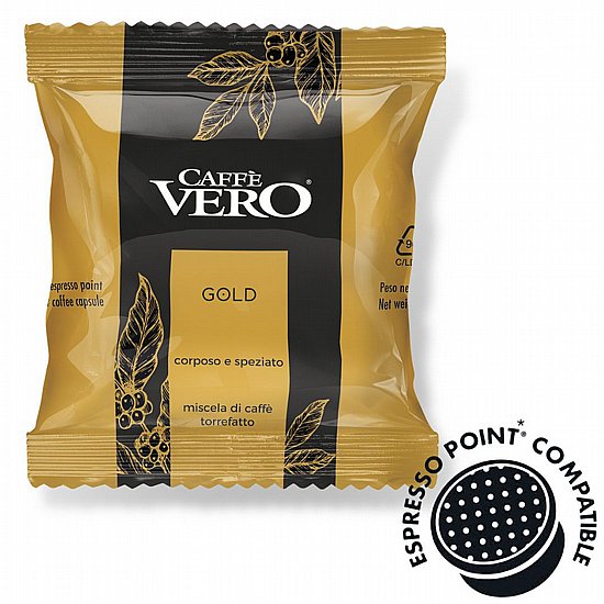 קפסולות קפה למכונות Espresso Point מארז 30 יח׳ CAFFE VERO GOLD קפסולות קפה למכונות Espresso Point מארז 30 יח׳ CAFFE VERO GOLD