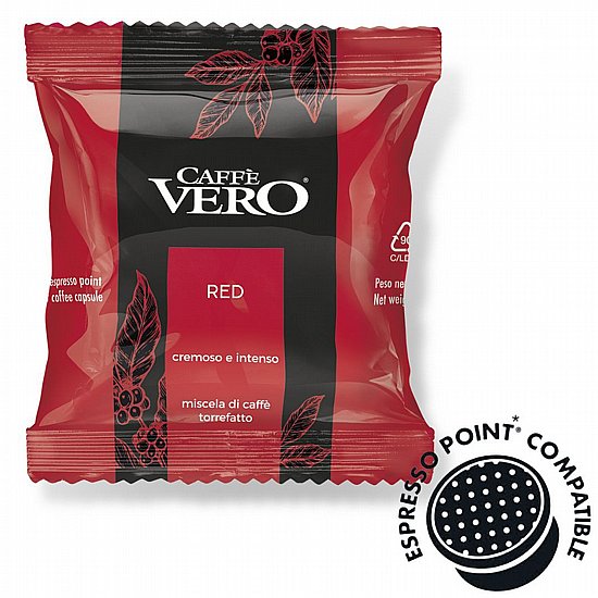 קפסולות קפה למכונות Espresso Point מארז 30 יח׳ CAFFE VERO RED קפסולות קפה למכונות Espresso Point מארז 30 יח׳ CAFFE VERO RED