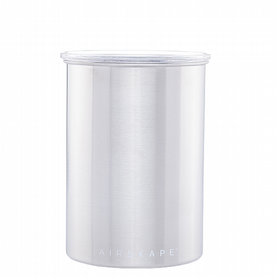 מיכל אחסון לפולי קפה אטום Airscape כרום 500 גרם מיכל אחסון לפולי קפה אטום Airscape כרום 500 גרם