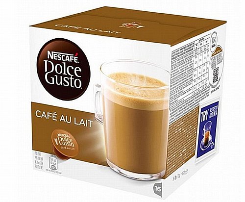 16 ������� NESCAFE� Dolce Gusto� Cafe Au Lait Intenso - ������ ����� ��� �� �� �������