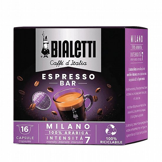 קפסולות קפה Bialetti Milano למכונות קפסולות ביאלטי 16 יחידות קפסולות קפה Bialetti Milano למכונות קפסולות ביאלטי 16 יחידות