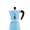 מקינטה Bialetti Moka Rainbow ל-3 כוסות תכלת