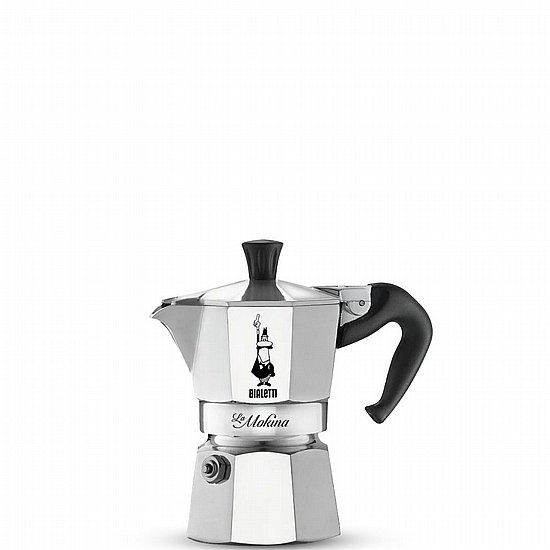 מקינטה Bialetti Moka Express La Mokina להכנת חצי כוס מקינטה Bialetti Moka Express La Mokina להכנת חצי כוס
