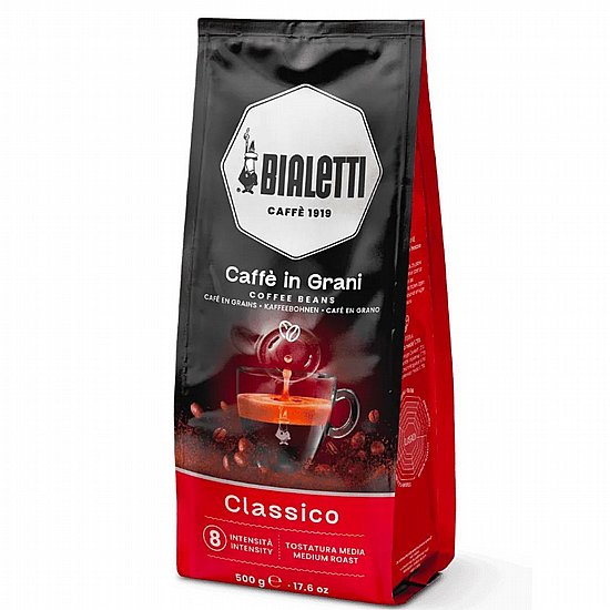 פולי קפה Bialetti Grani Classico 500 גרם פולי קפה Bialetti Grani Classico 500 גרם
