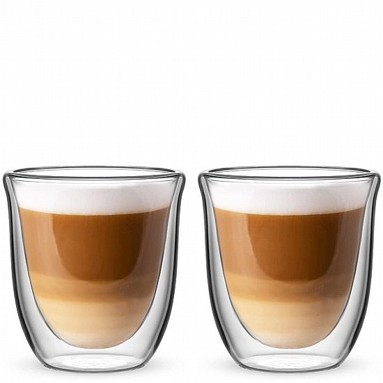 סט 2 כוסות זכוכית דופן כפולה Bialetti Firenze 200 מ״ל סט 2 כוסות זכוכית דופן כפולה Bialetti Firenze 200 מ״ל