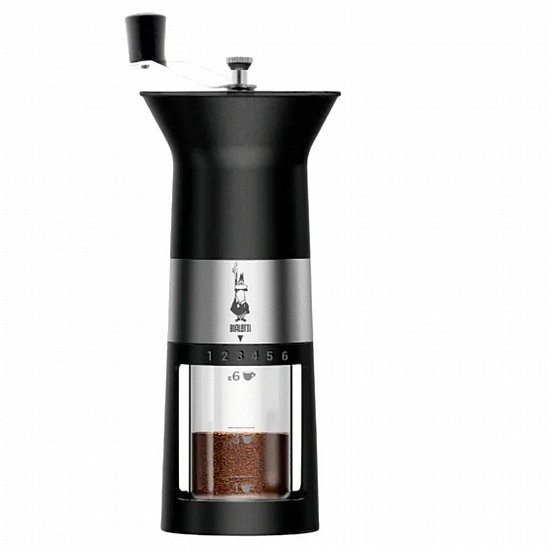 מטחנת קפה ידנית Bialetti מנירוסטה מטחנת קפה ידנית Bialetti מנירוסטה