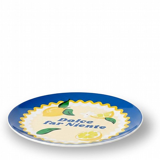 צלחת קינוח Bialetti Mercato Della Frutta Lemons בקוטר 20 ס״מ צלחת קינוח Bialetti Mercato Della Frutta Lemons בקוטר 20 ס״מ