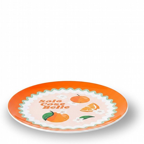צלחת קינוח Bialetti Mercato Della Frutta Oranges בקוטר 20 ס״מ צלחת קינוח Bialetti Mercato Della Frutta Oranges בקוטר 20 ס״מ