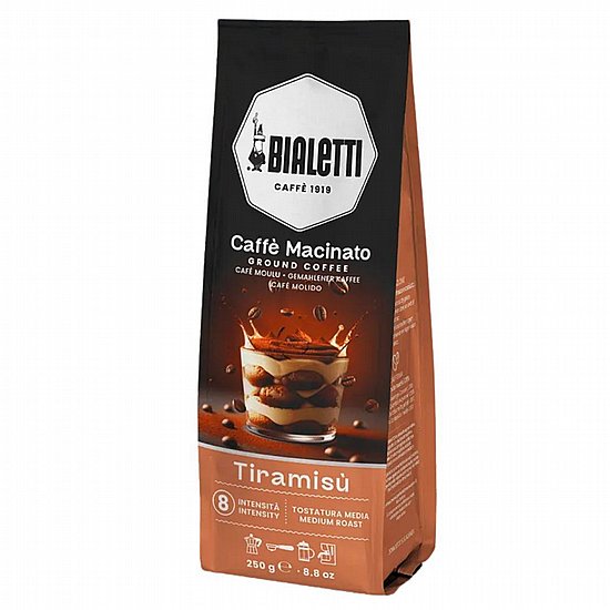 קפה טחון Bialetti Perfetto Moka Tiramisu בטעם טירמיסו 250 גרם קפה טחון Bialetti Perfetto Moka Tiramisu בטעם טירמיסו 250 גרם