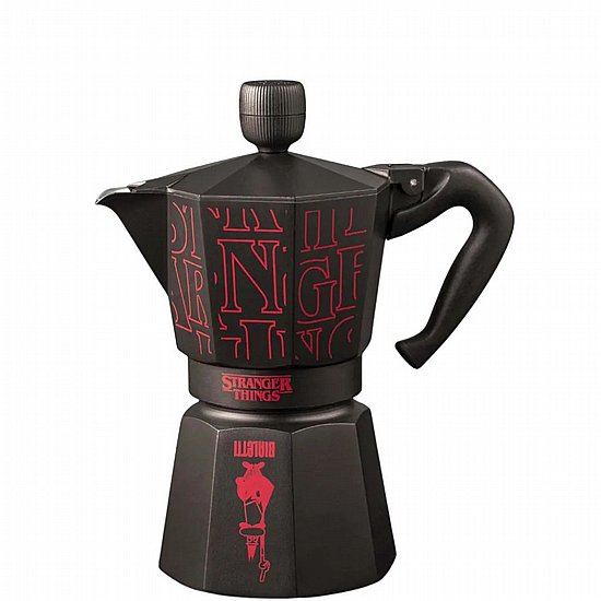 מקינטה Bialetti Moka Express ל-6 כוסות - Stranger Things מקינטה Bialetti Moka Express ל-6 כוסות - Stranger Things