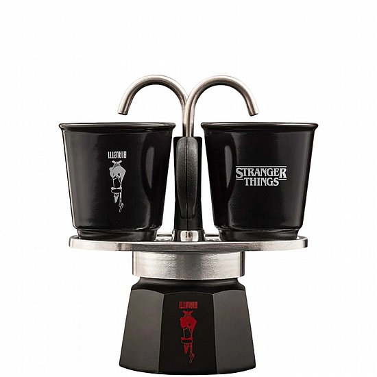 סט מקינטה Bialetti Mini Express כולל 2 כוסות - Stranger Things סט מקינטה Bialetti Mini Express כולל 2 כוסות - Stranger Things
