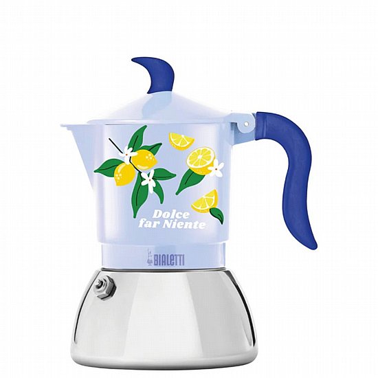 מקינטה אינדוקציה BIALETTI Fiammetta ל-4 כוסות Mercato Della Frutta Lemons מקינטה אינדוקציה BIALETTI Fiammetta ל-4 כוסות Mercato Della Frutta Lemons