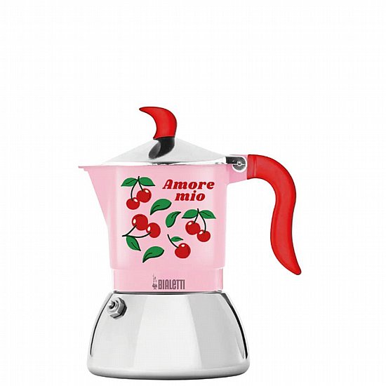 מקינטה אינדוקציה BIALETTI Fiammetta ל-2 כוסות Mercato Della Frutta Cherries מקינטה אינדוקציה BIALETTI Fiammetta ל-2 כוסות Mercato Della Frutta Cherries