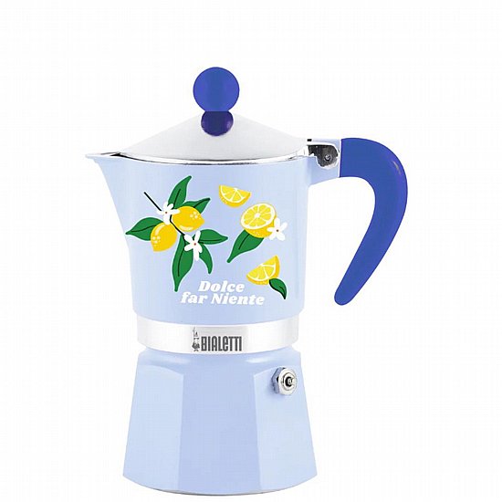 מקינטה Bialetti Rainbow ל-3 כוסות Mercato Della Frutta Lemons מקינטה Bialetti Rainbow ל-3 כוסות Mercato Della Frutta Lemons