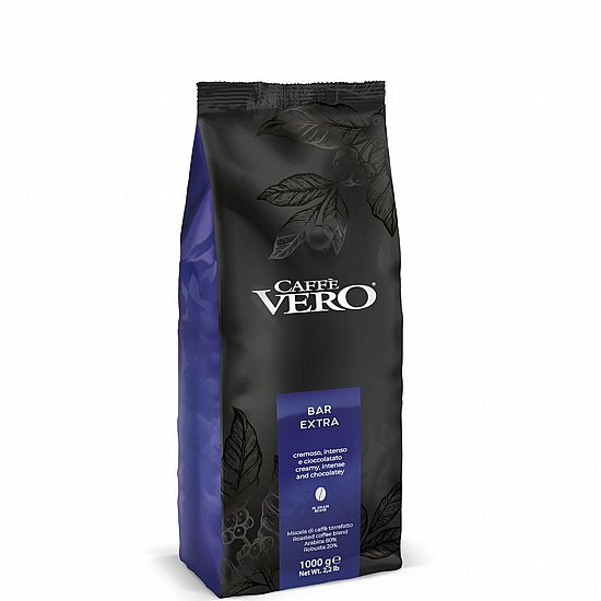 פולי קפה 1 ק״ג CAFF? VERO Bar Extra - Blue פולי קפה 1 ק״ג CAFF? VERO Bar Extra - Blue