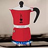 מקינטה Bialetti Moka Rainbow ל-3 כוסות אדום