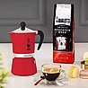 מקינטה Bialetti Moka Rainbow ל-6 כוסות אדום