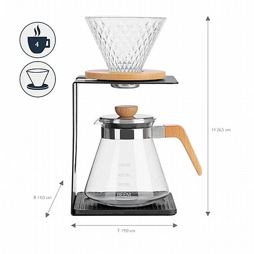 ���� ����� ����� BEEM Pour Over ���� ����� - ���� 500 �"�