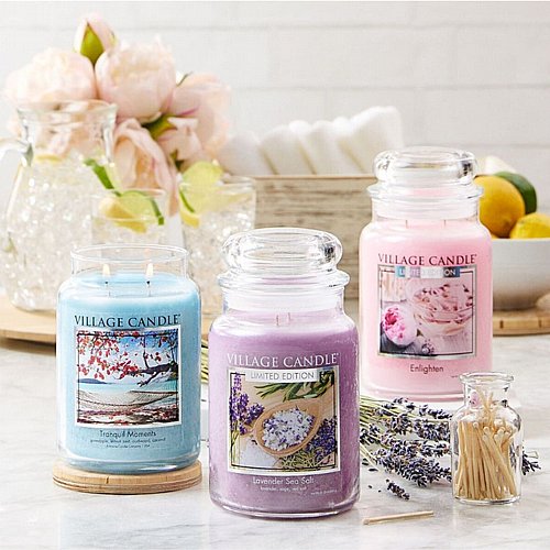 �� �����  Village Candle  Lavender Sea Salt   - ���� (L)