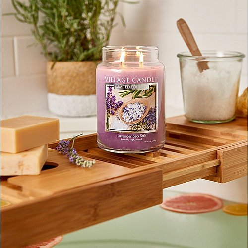 �� �����  Village Candle  Lavender Sea Salt   - ���� (L)