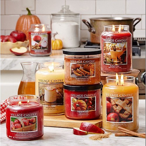 �� ����� ���� Village Candle - Crisp Apple