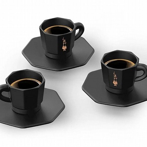 �� 4 ����� ������ ������ 75 �"� �� ������� Bialetti Octagonal ����-���