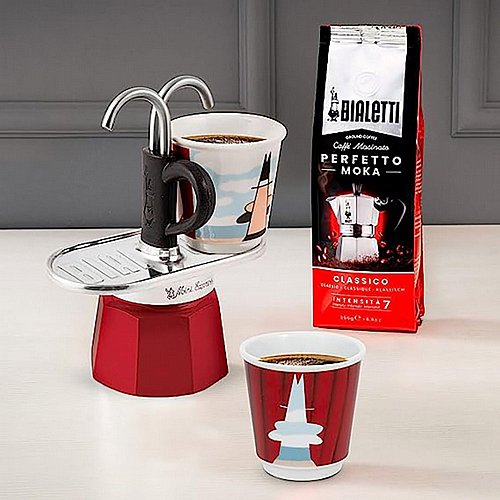 �� ������ Bialetti Mini Express ���� 2 ����� - Magritte    