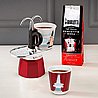 סט מקינטה Bialetti Mini Express כולל 2 כוסות - Magritte