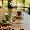 סט 6 כוסות אספרסו Monorigini Selection עם תחתיות 70 מ״ל - CAFFE VERO