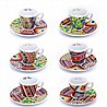 סט 6 כוסות אספרסו Monorigini Selection עם תחתיות 70 מ״ל - CAFFE VERO