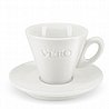 סט 6 כוסות קפוצ'ינו Tulip עם תחתיות 180 מ״ל - CAFFE VERO