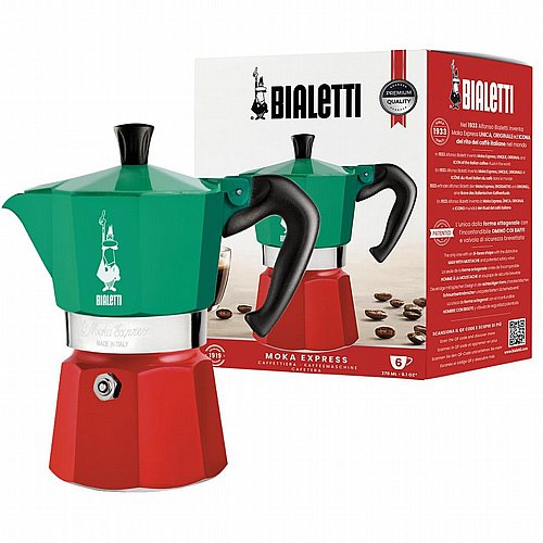 ������ ������ ���� ������ �������� 6 ����� Bialetti Moka Express Tricolor