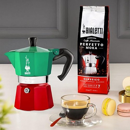������ ������ ���� ������ �������� 6 ����� Bialetti Moka Express Tricolor