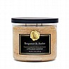 נר ריחני Village Candle Bergamot & Amber - סדרת Gentlemen’s Collection