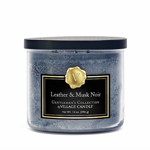 �� ����� Village Candle Leather & Musk Noir - ���� Gentlemen�s Collection