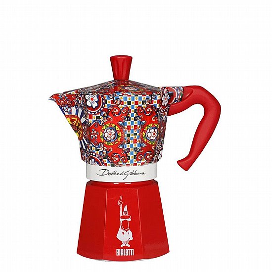 מקינטה Bialetti Moka Express ל-6 כוסות Dolce&Gabbana Sicilian Cart מקינטה Bialetti Moka Express ל-6 כוסות Dolce&Gabbana Sicilian Cart