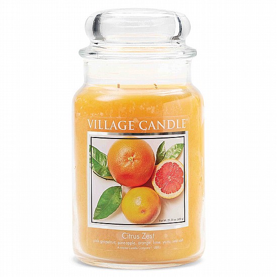נר ריחני גדול Village Candle - Citrus Zest נר ריחני גדול Village Candle - Citrus Zest