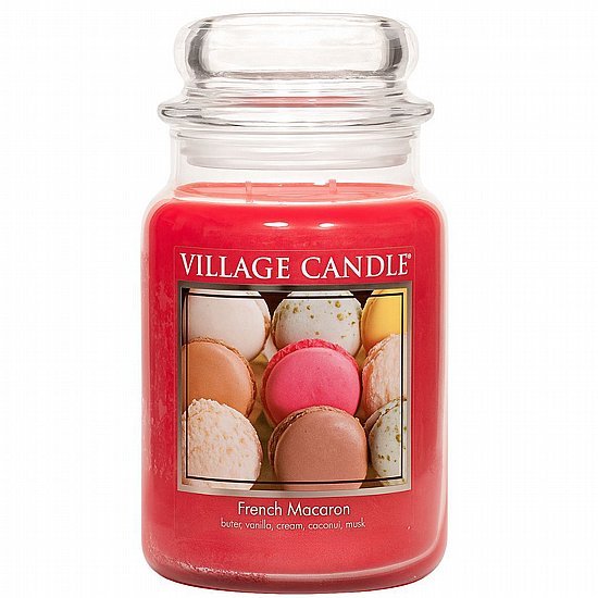 נר ריחני גדול Village Candle - French Macaron נר ריחני גדול Village Candle - French Macaron