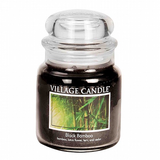 נר ריחני Village Candle Black Bamboo - גודל (M) נר ריחני Village Candle Black Bamboo - גודל (M)