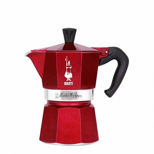 ������ ������ ���� ������ �� ��� - 3 ����� Bialetti Moka Express Red DECO 