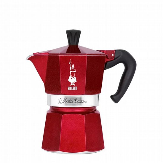 ������ ������ ���� ������ �� ��� - 3 ����� Bialetti Moka Express Red DECO 