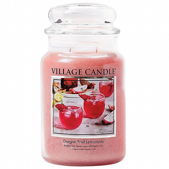 נר ריחני Village Candle Dragon Fruit Lemonade - גודל (L) נר ריחני Village Candle Dragon Fruit Lemonade - גודל (L)