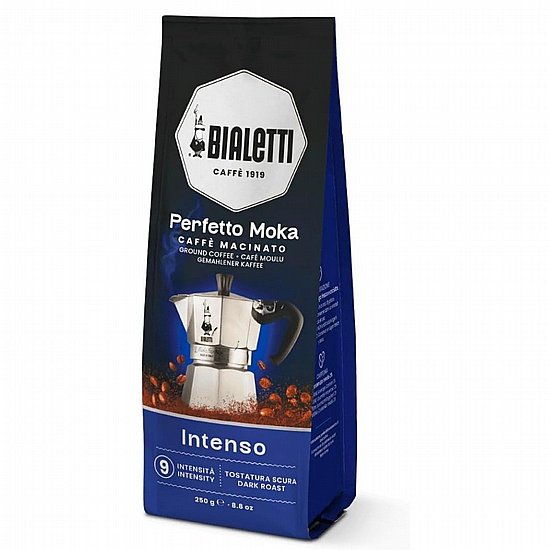 קפה טחון למקינטה Bialetti Perfetto Moka Intenso 250 גרם קפה טחון למקינטה Bialetti Perfetto Moka Intenso 250 גרם