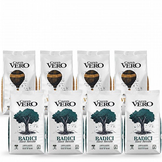 חבילת פולי קפה CAFF? VERO במבצע - 12 יחידות × 500 גרם (סה"כ 6 ק"ג) חבילת פולי קפה CAFF? VERO במבצע - 12 יחידות × 500 גרם (סה"כ 6 ק"ג)