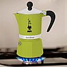 מקינטה Bialetti Moka Rainbow ל-6 כוסות ירוק