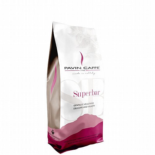 PAVIN SUPERBAR - פולי קפה 1 ק