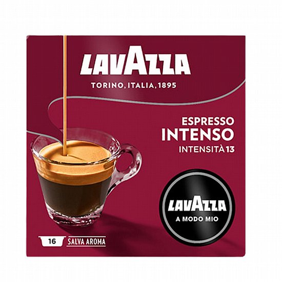36 קפסולות LAVAZZA A MODO MIO אורגינל תערובת Intenso - בורדו 36 קפסולות LAVAZZA A MODO MIO אורגינל תערובת Intenso - בורדו